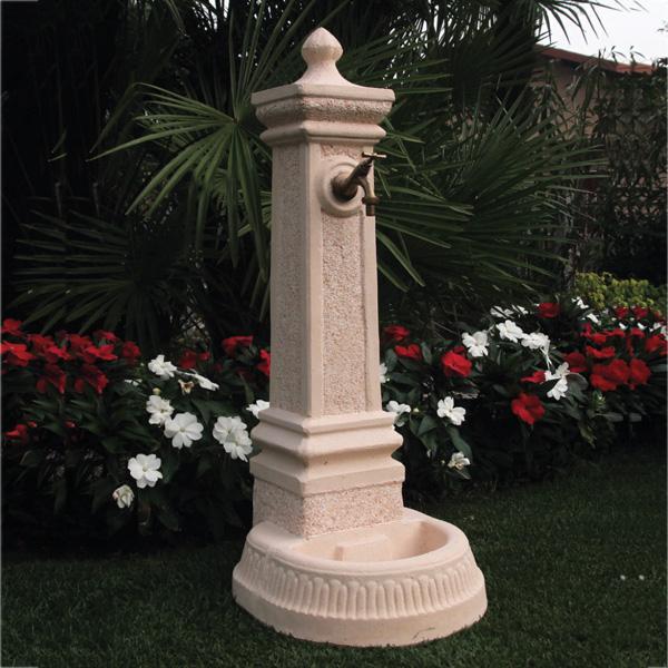 FONTANA-MEDIOLANUM-ROSA Fontana vedovella Mediolanum, giardinaggio Bergamo, Rota Commerciale, fontane in cemento