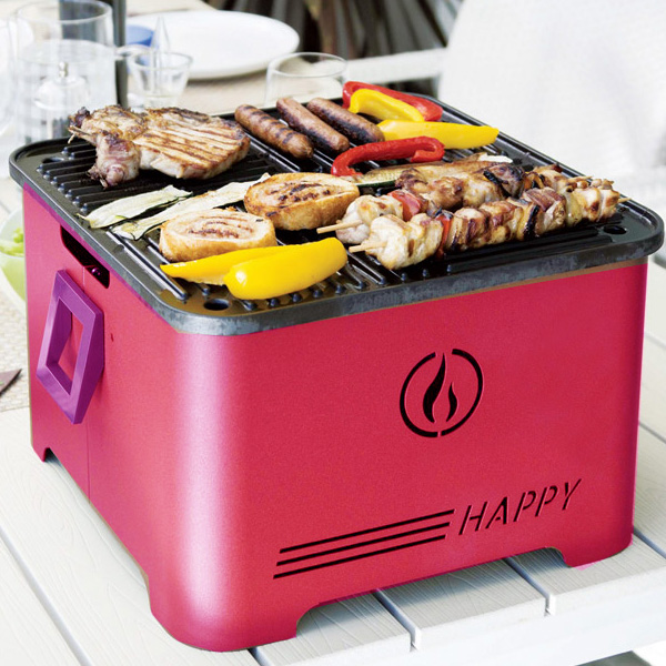 haapy-rosso Barbecue pellet Happy- Rota Commerciale