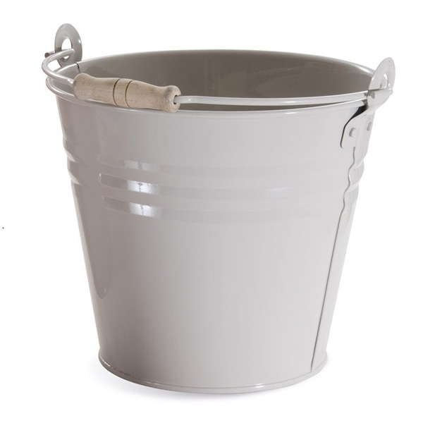 secchio-beige secchi colorati in latta Rota Commerciale