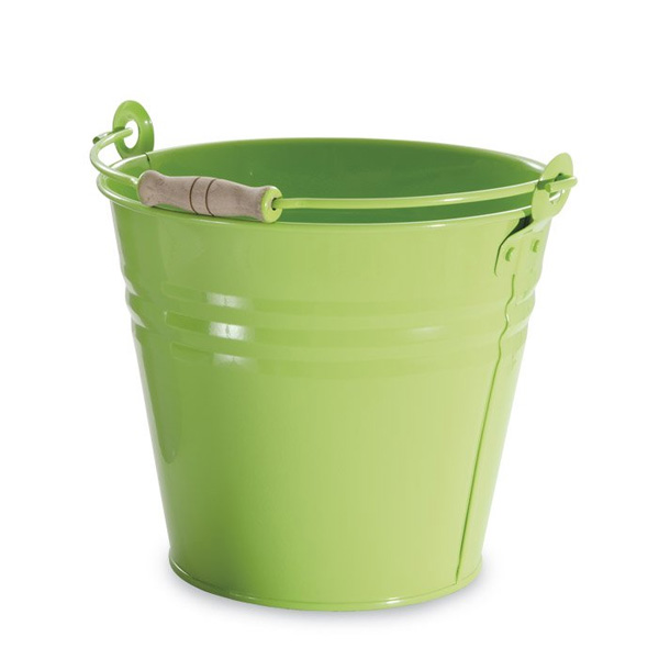 secchio-verde secchi colorati in latta Rota Commerciale