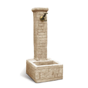 fontana vedovella Iglesias nocciola, fontane , fontan in cemento Giardinaggio Bergamo Rota Commerciale Bergamo, fontana giardino