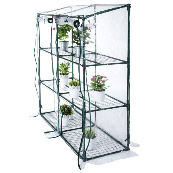 serra-a-ripiani-rettangolare-2 serra a ripiani rettangolare da balcone , serre da balcone, serre invernali, giardinaggio Bergamo, Rota Commerciale