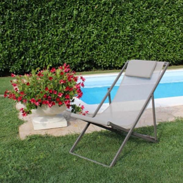 SDRAIO-AVANA-TAUPE sdraio da giardino, sdraio da balcone, sdraio pieghevole, sdraio da piscina, arredo giardino Bergamo, giardinaggio Bergamo, Rota Commerciale Bergamo, sdraio Avana