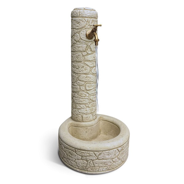 fontana-arnosto-nocciola Fontana vedovella in cemento Arnosto, Fontane ,Giardinaggio Bergamo, Rota Commerciale Bergamo