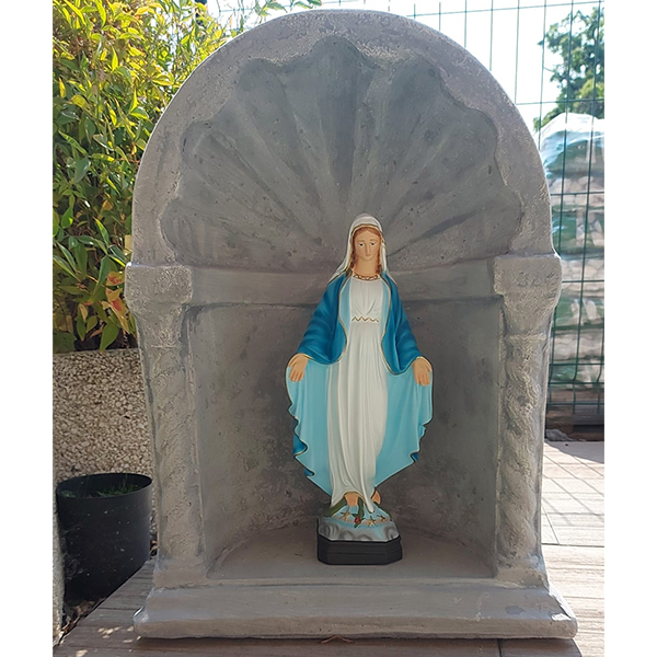 nicchia-madonna-2 grotta per madonna, nicchia per madonna, nicchie per madonna, nicchia per madonnina, nicchia per statue religiose, nicchia per madonnina da esterno, arredo giardino Bergamo, Giardinaggio Bergamo, Rota commerciale Bergamo