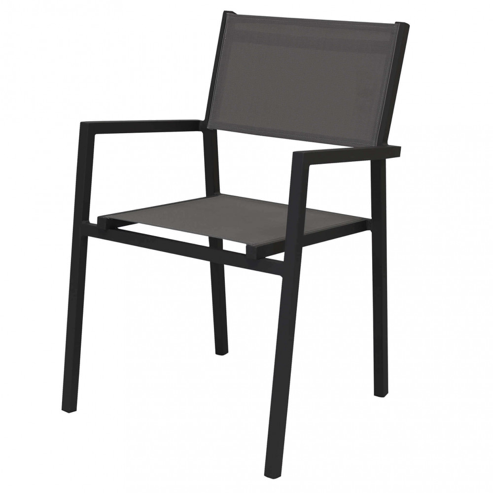 POLTRONA CUBA IMPILABILE sedie da giardino, sedie da esterno, sedie esterno, sedia giardino taupe, e antracite arredo giardino Bergamo, giardinaggio Bergamo , Rota Commerciale Bergamo, SEDIE DA GIARDINO CON BRACCIOLI , SEDIE DA ESTERNO CON BRACCIOLI