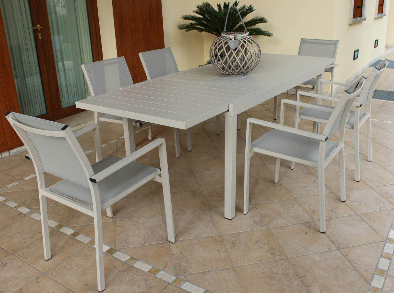 TAVOLO MAIORCA 160/240 X 90 tavolo MAIORCA, tortora taupe antracite, tavolo da esterno allungabile , tavolo da giardino allungabile, tavoli da esterno, tavoli da giardino, arredo giardino Bergamo, giardinaggio Bergamo, Rota Commerciale Bergamo