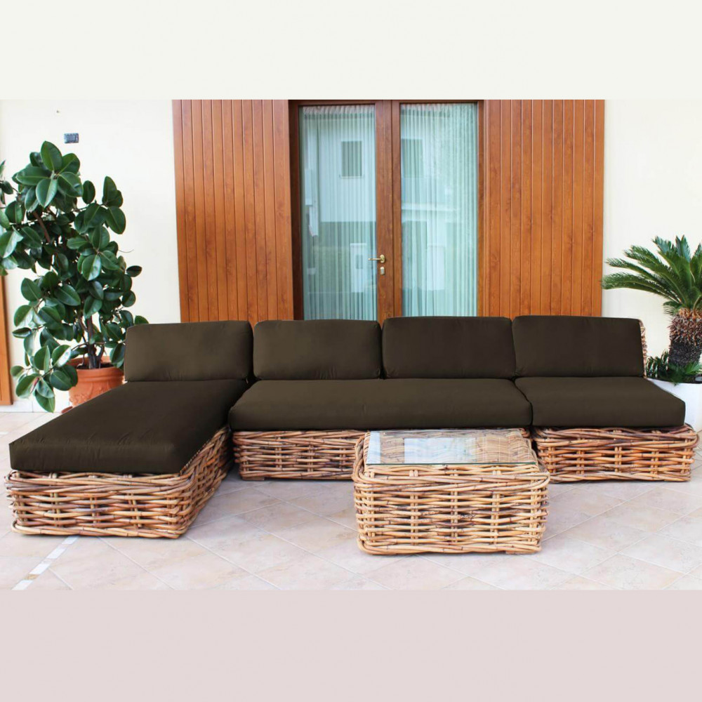 POLTRONA COMPONIBILE divano componibile in rattan, divano componibile, divano in rattan naturale, divano componibile in rattan giardino, divano in rattan componibile per esterno, arredo giardino, arredo giardino Bergamo, giardinaggio, giardinaggio Bergamo, Rota Commerciale Bergamo