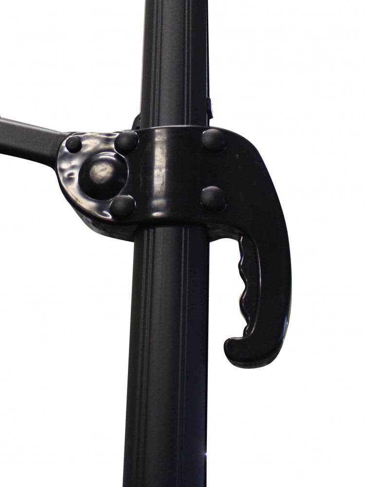 OMBRELLONE ERMES PALO NERO TELO BEIGE OMBRELLONE ERMES PALO NERO TELO BEIGE