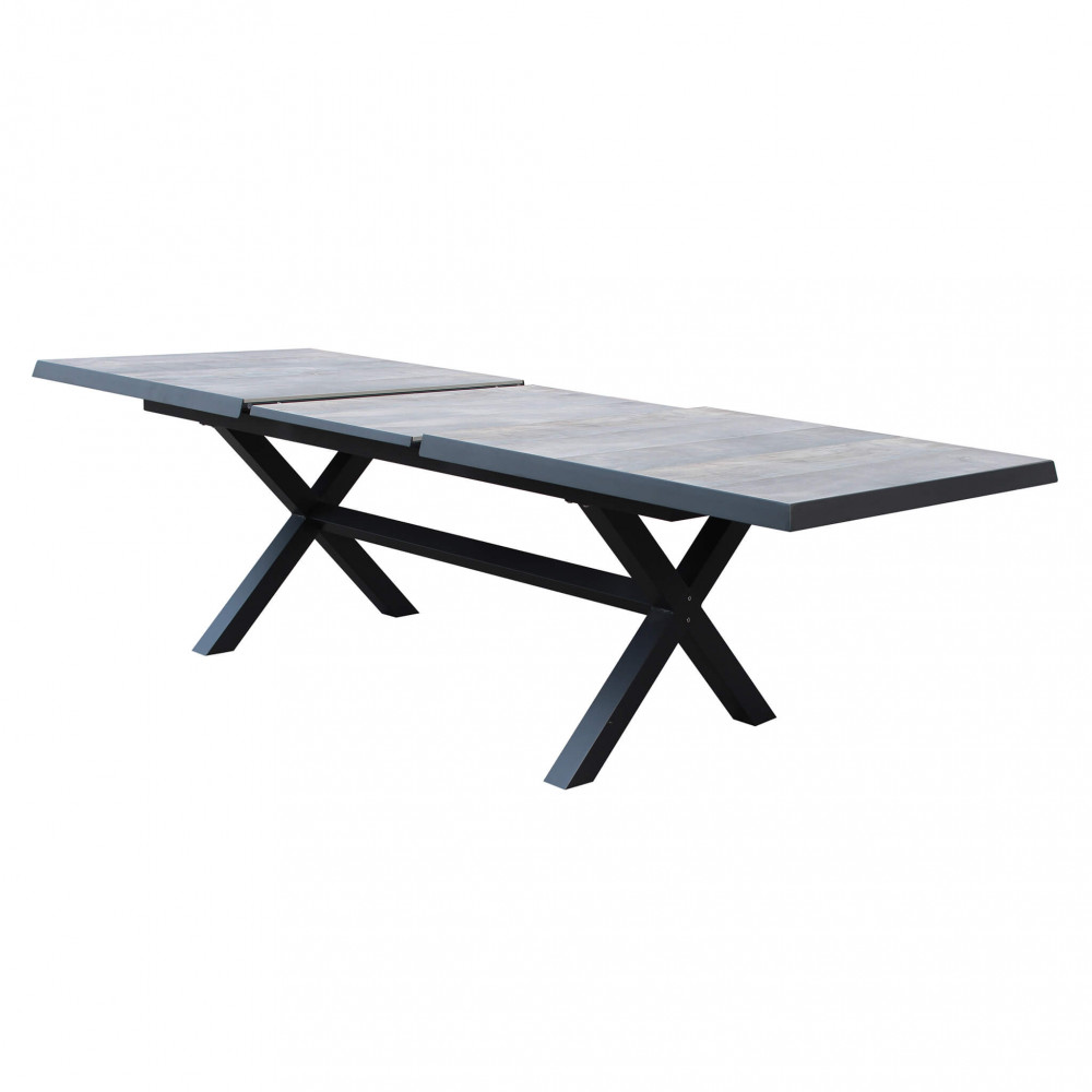 TAVOLO LOS ANGELES 200/260 X 100 tavolo allungabile da esterno, in gres effetto legno, tavolo Los Angeles da giardino, tavoli da esterno, tavoli da giardino, Arredo giardino Bergamo, Giardinaggio Bergamo, Rota Commerciale Bergamo