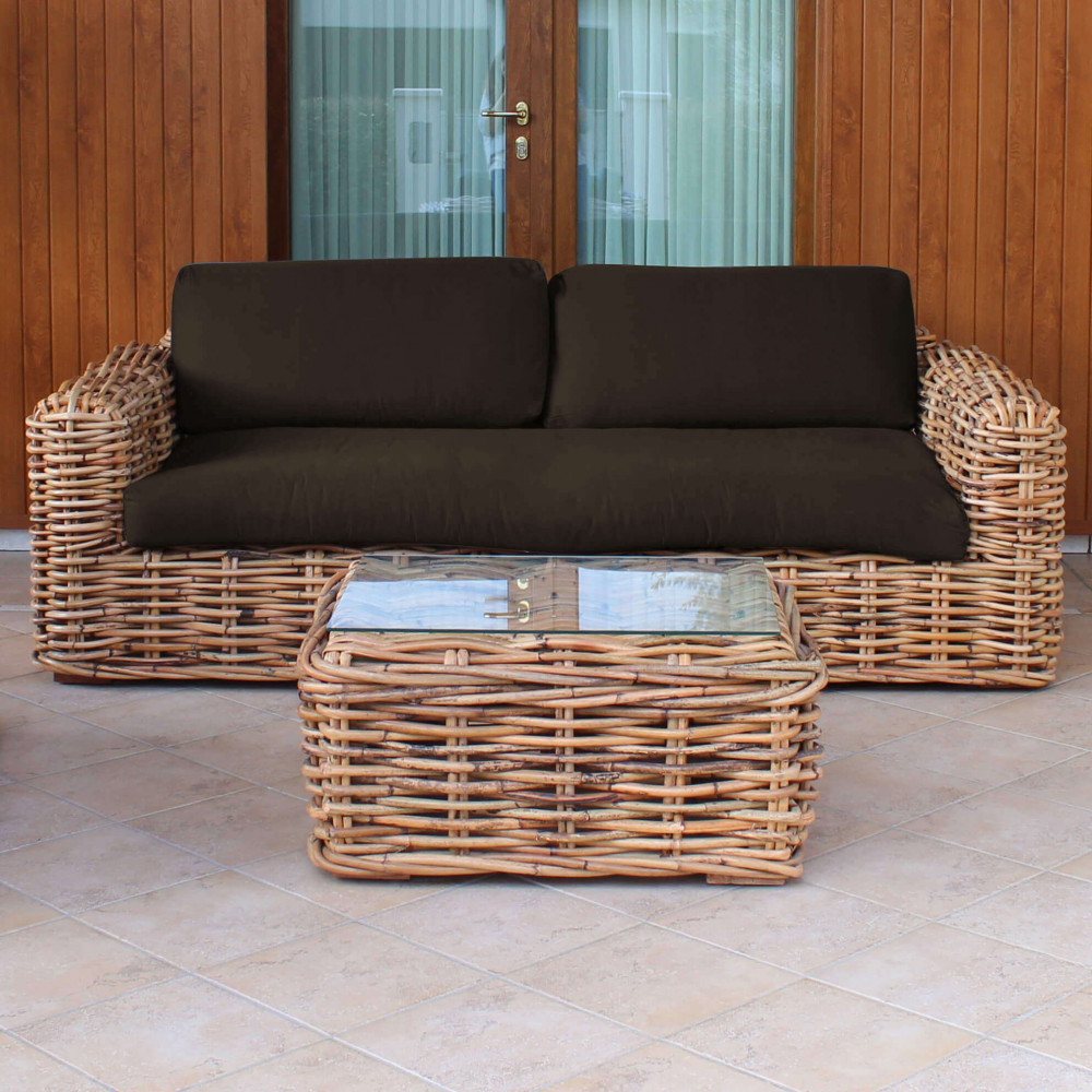 DIVANO rattan naturale Phuket 2p divano in rattan, divano in rattan naturale, divano in rattan naturale da giardino, divano giardino, divano in rattan esterno, arredo giardino, arredo giardino Bergamo, giardinaggio, giardinaggio Bergamo, Rota commerciale Bergamo