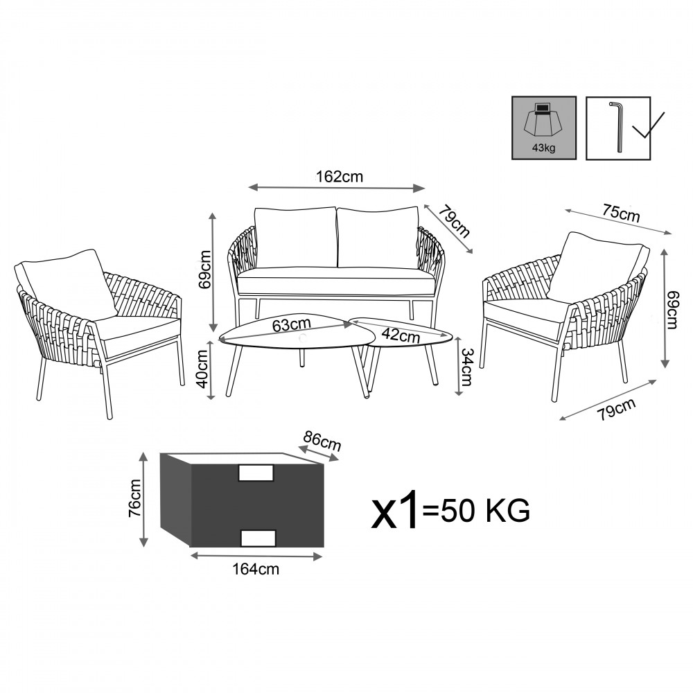 SALOTTO Abu Dhabi salotto per esterno, salotto per giardino, salotto per esterno in corda, salotto per giardino in corda, salotto per esterno Abu Dhabi, arredo giardino, arredo giardino Bergamo, giardinaggio , giardinaggio Rota Commerciale,