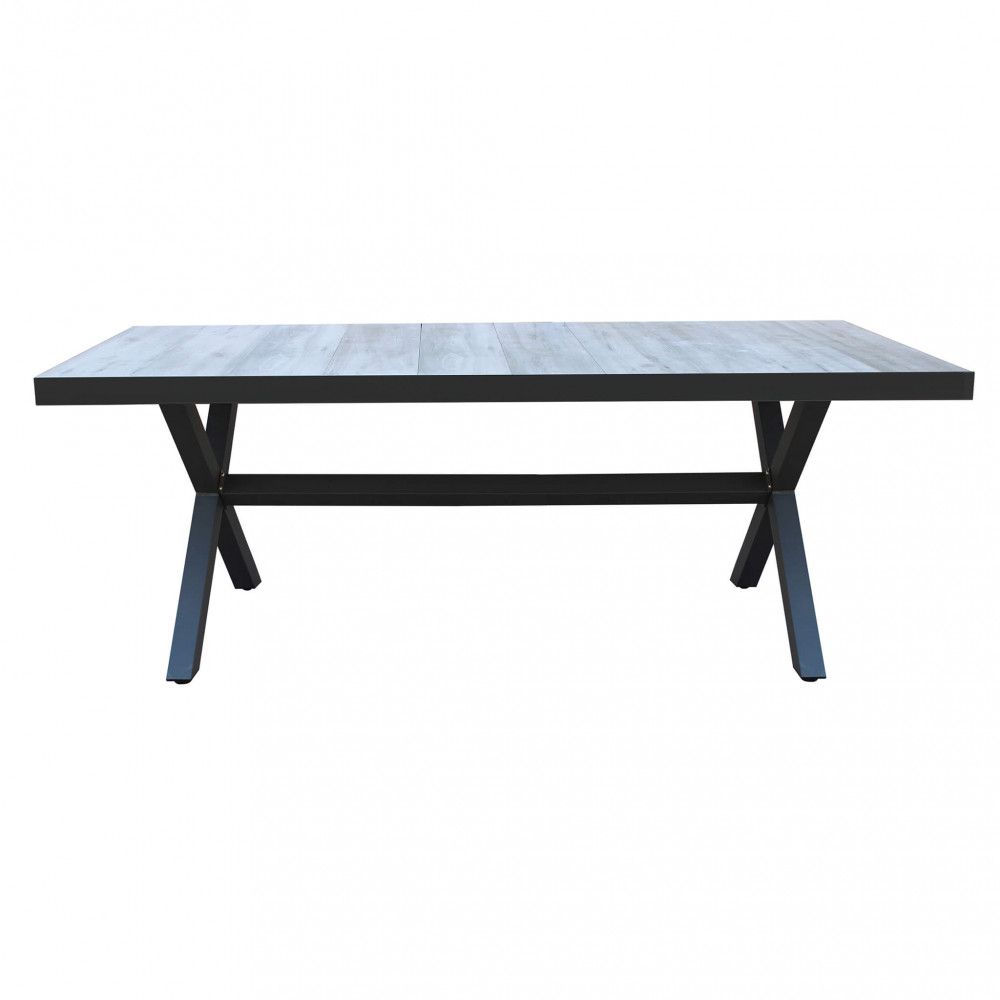 TAVOLO MACKAY 200 X 100 tavolo da giardino, tavolo da esterno, tavolo da giardino fisso, tavolo da esterno fisso, tavolo da giardino antracite, tavolo da esterno antracite, tavolo da giardino con piano in gres effetto legno, arredo giardino , arredo giardino Bergamo, giardinaggio Bergamo, Rota Commerciale Bergamo, giardinaggio