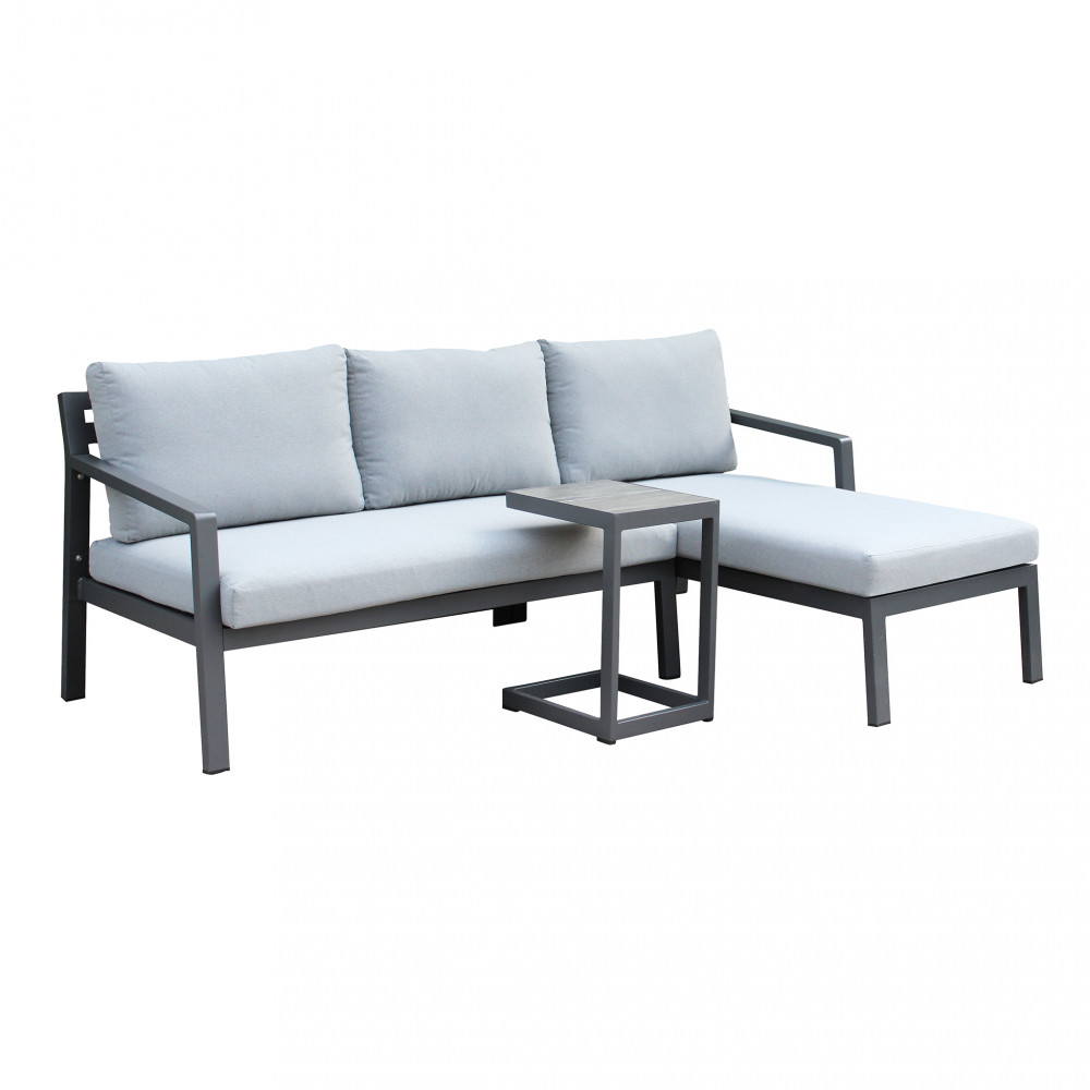 DIVANO CON TAVOLINO PORTO FINO C/CUSCINI divano per esterno PORTO FINO, divano per esterno, divano con penisola per esterno, divano per giardino, divano esterno, arredo giardino, arredo giardino Bergamo, giardinaggio Bergamo, giardinaggio, Rota Commerciale Bergamo