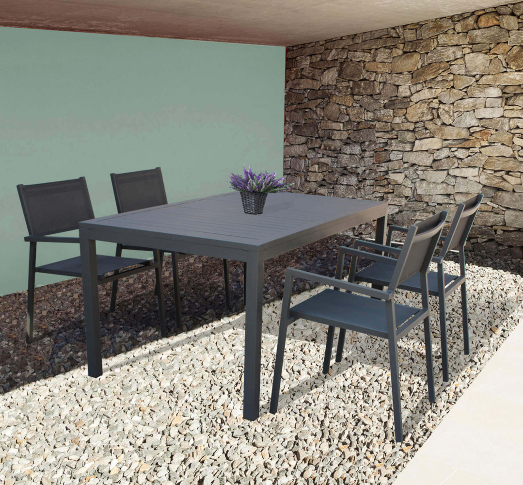 POLTRONA CUBA IMPILABILE sedie da giardino, sedie da esterno, sedie esterno, sedia giardino taupe, e antracite arredo giardino Bergamo, giardinaggio Bergamo , Rota Commerciale Bergamo, SEDIE DA GIARDINO CON BRACCIOLI , SEDIE DA ESTERNO CON BRACCIOLI