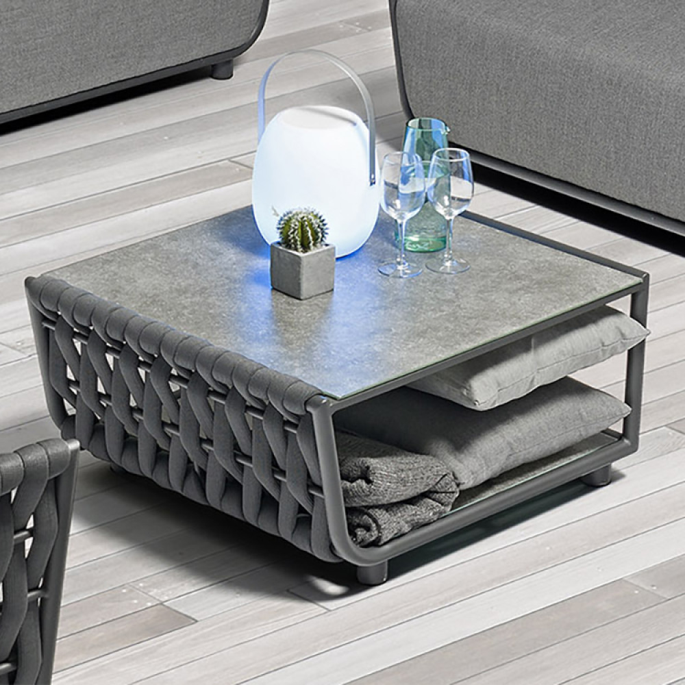 TAVOLINO PER SALOTTO INDONESIA tavolino per salotto componibile da esterno Indonesia in alluminio, salotto componibile, divano componibile, arredo giardino Bergamo, giardinaggio Bergamo, Rota commerciale Bergamo, salotto componibile da esterno, salotto componibile in alluminio, salotto da esterno in corda, salotto componibile in corda, salotto componibile da esterno in corda