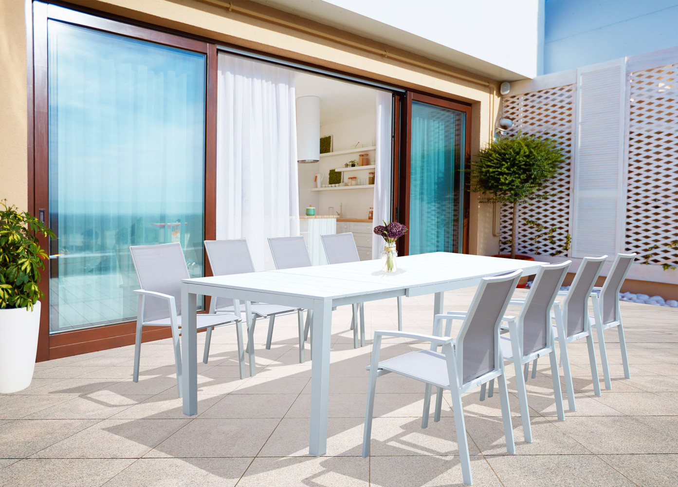 TAVOLO MALIBU tavolo giardino allungabile, tavolo da giardino allungabile antracite, Tavolo giardino allungabile bianco, Tavolo giardino allungabile marrone, tavolo da esterno, tavolo da giardino, tavolo giardino, tavolo da giardino, tavolo da esterno allungabile, arredo giardino, arredo giardino Bergamo, giardinaggio Bergamo, giardinaggio, Rota Commerciale Bergamo