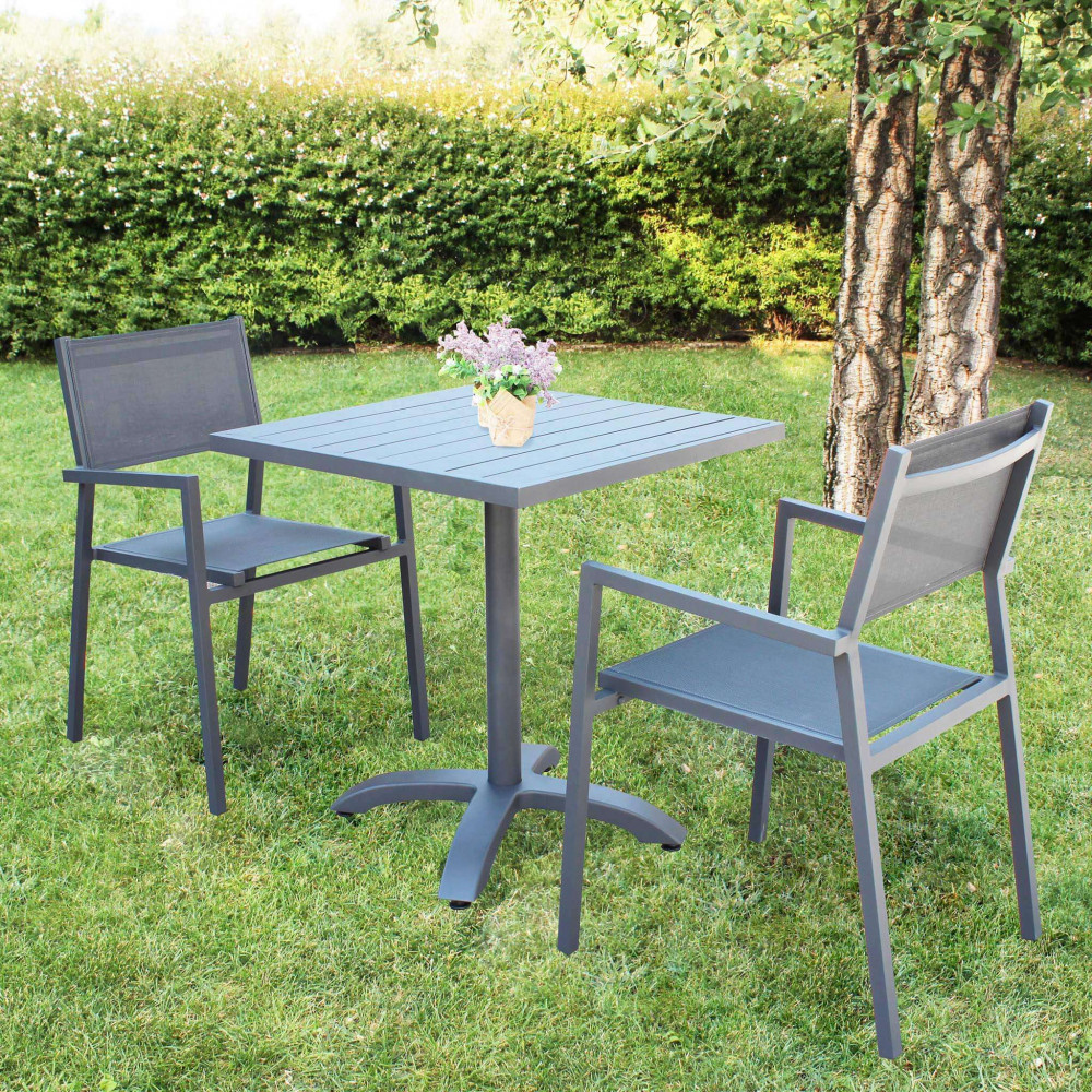 POLTRONA CUBA IMPILABILE sedie da giardino, sedie da esterno, sedie esterno, sedia giardino taupe, e antracite arredo giardino Bergamo, giardinaggio Bergamo , Rota Commerciale Bergamo, SEDIE DA GIARDINO CON BRACCIOLI , SEDIE DA ESTERNO CON BRACCIOLI