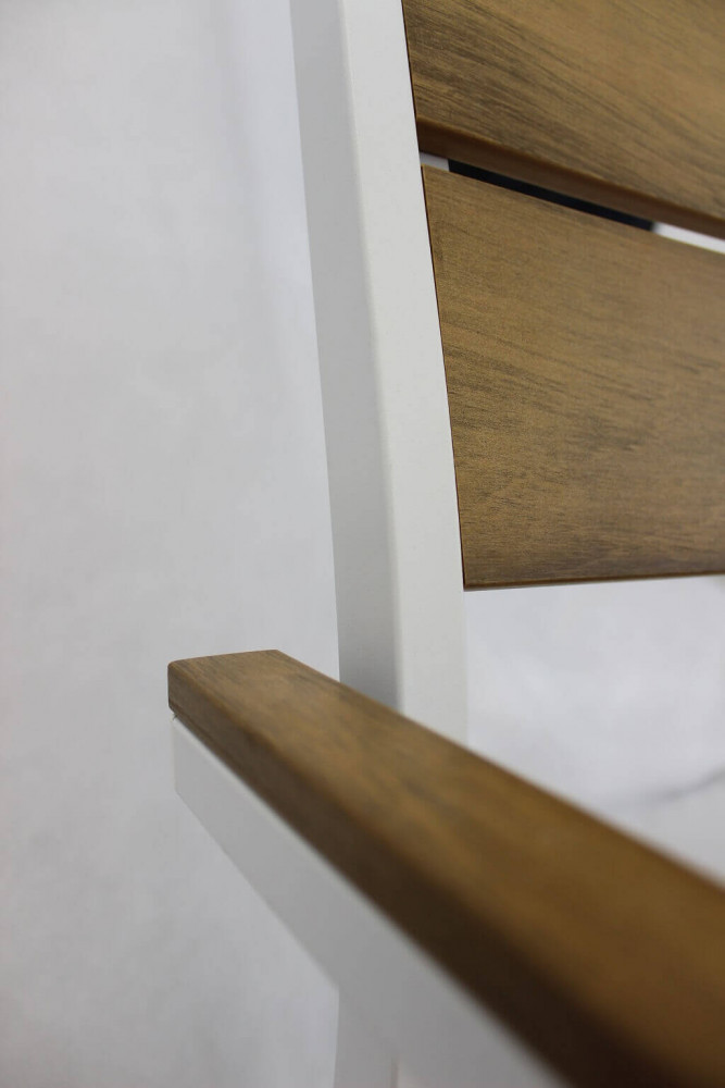 POLTRONA TENERIFE sedie da giardino, sedie da esterno bianca e taupe, sedie effetto legno, sedie polywood, sedia Tenerife, arredo giardino Bergamo, giardinaggio Bergamo , Rota Commerciale Bergamo