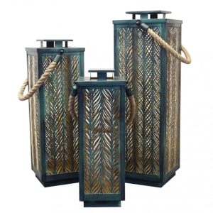 lanterne golden set 3 pz, lanterne verde e oro, lanterne giardino, lanterne , arredo giardino , arredamento giardino, arredo giardino Bergamo, arredamento giardino Bergamo, giardinaggio, giardinaggio Bergamo, Rota Commerciale