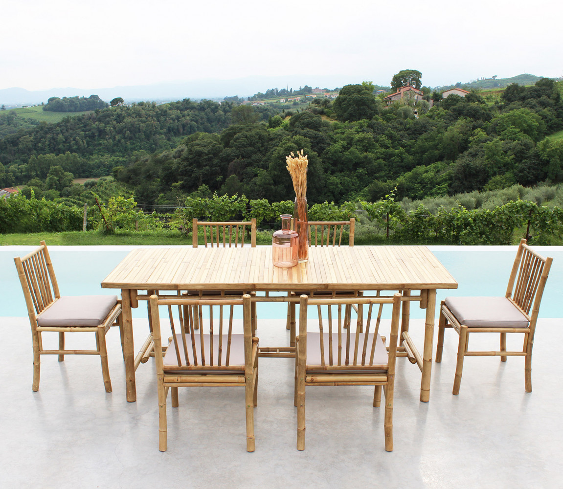 SEDIA PEDRO arredo giardino, arredo giardino Bergamo, giardinaggio Rota commerciale, sedia da esterno, sedia bamboo, arredo giardino bamboo, arredo da esterno, sedie giardino, sedia giardino bamboo